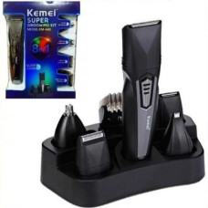 Машинка для стрижки волос Kemei аккумуляторная 8 в 1 KM-640 с насадками